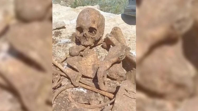 2 insana ait… Ürperten görüntüler… İnşaat kazısında ortaya çıktı!