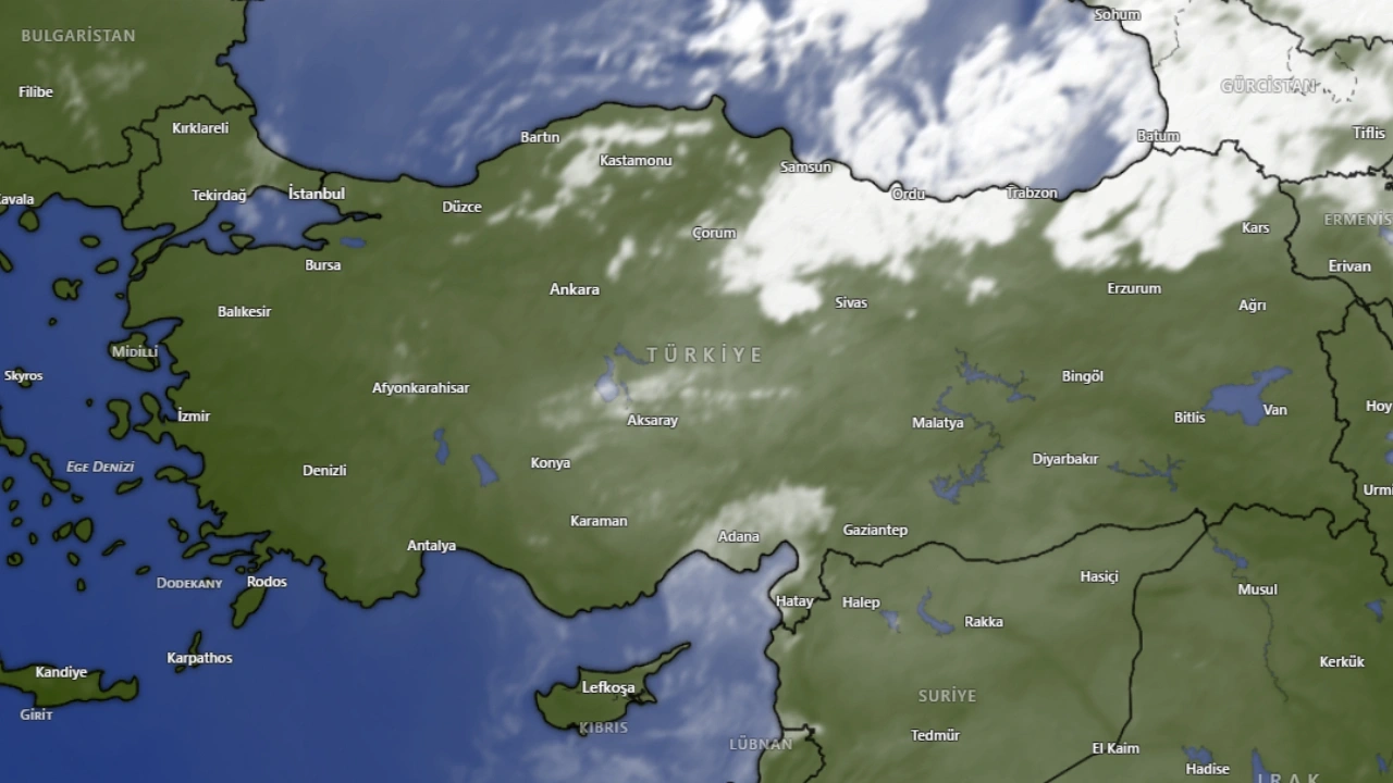 Meteoroloji öyle bir harita paylaştı ki... Bir tek kar yağmayacak