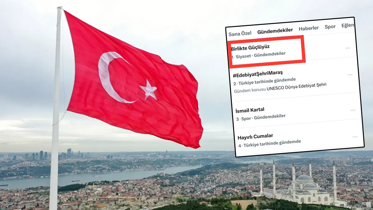 Türkiye gündeminin 1. sırasına yerleşti: 'Birlikte Güçlüyüz' akımı sosyal medyayı salladı!