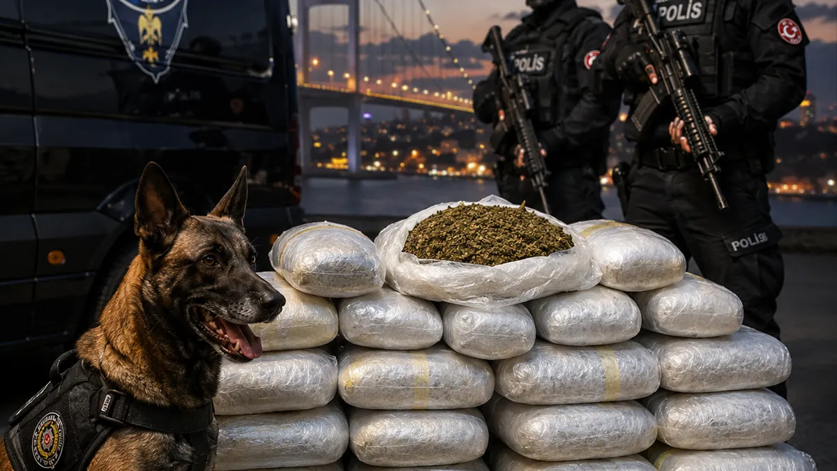 İstanbul'da narkotik operasyonu: 151 kilogram uyuşturucu ele geçirildi