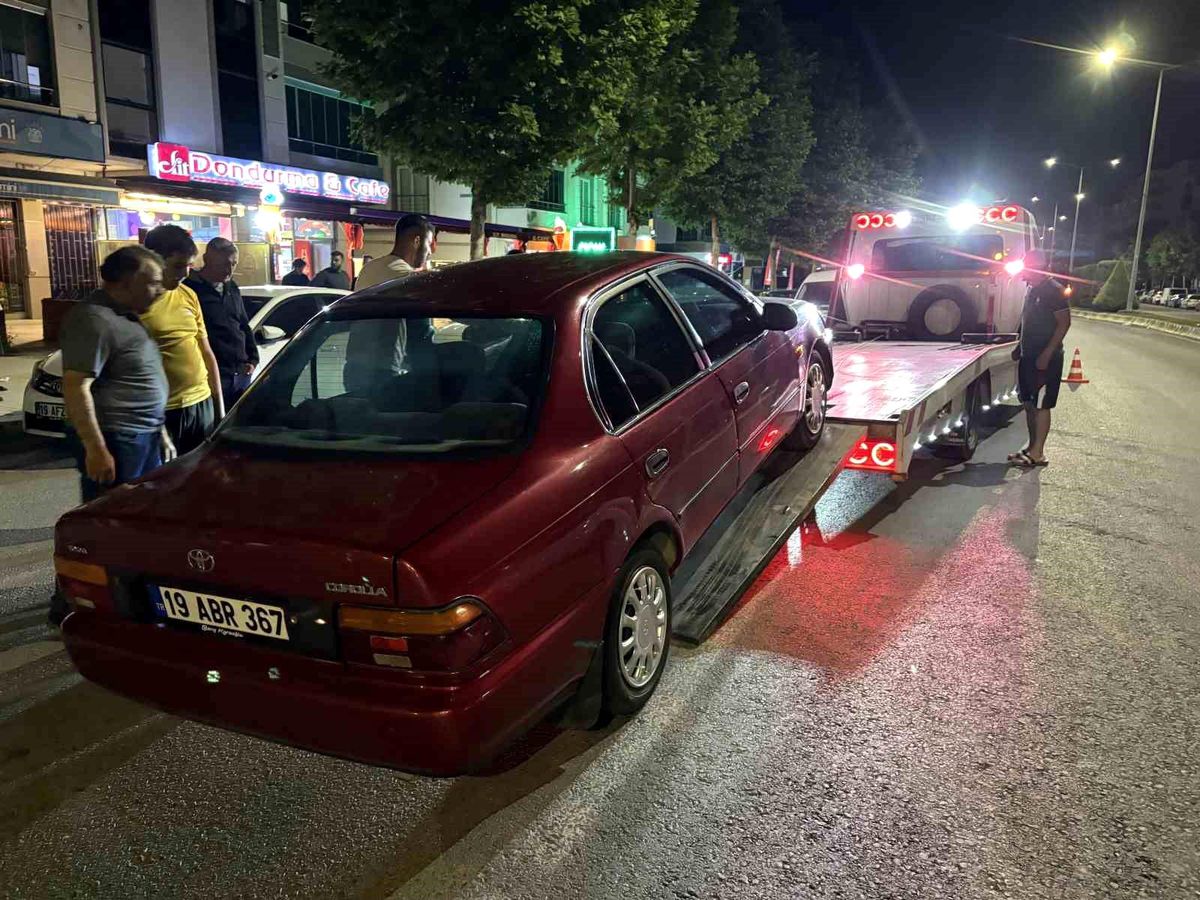 Çorum'da zincirleme kaza: 2 yaralı