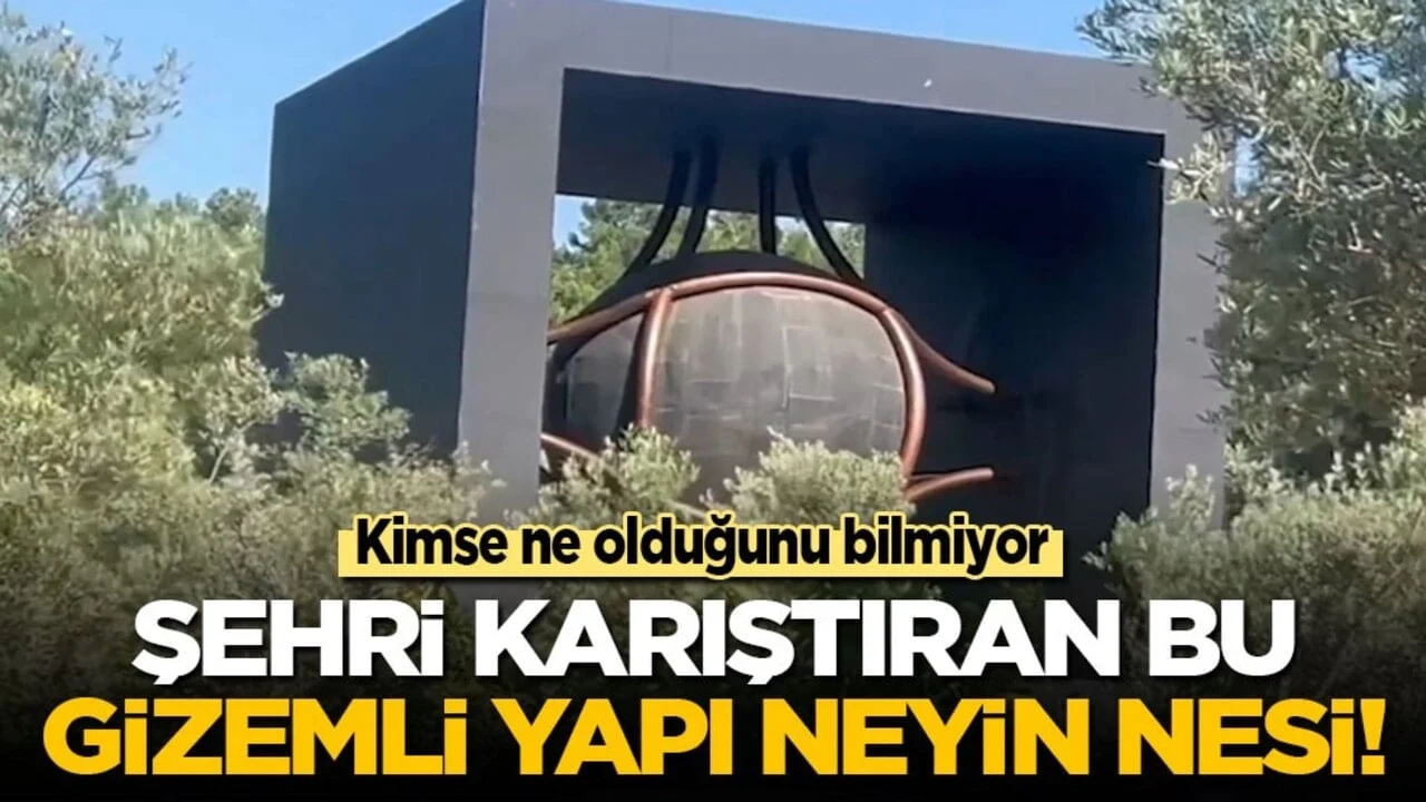 Kimse ne olduğunu bilmiyor! Koca şehri karıştıran bu gizemli yapı neyin nesi?