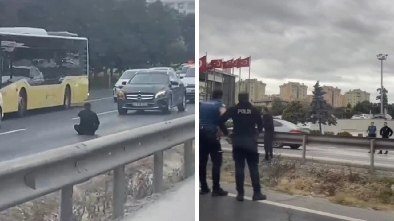 Büyükçekmece'de bıçaklı kişi polisi harekete geçirdi