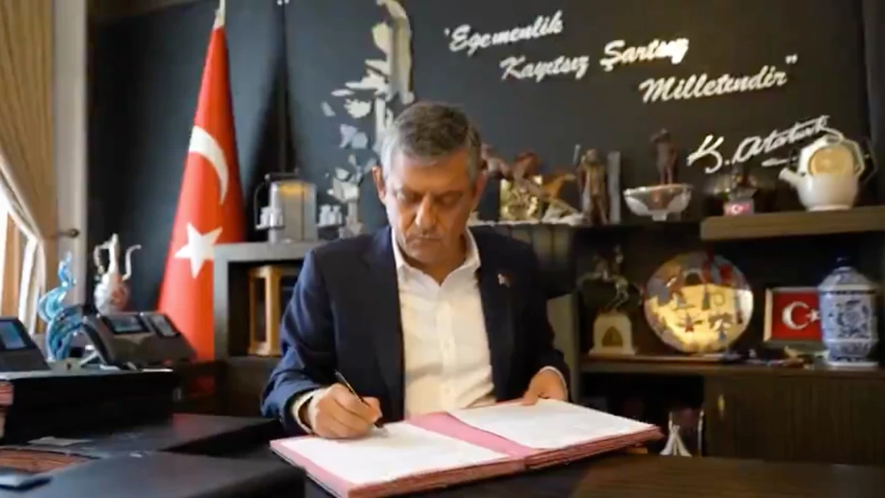 Özgür Özel CHP'den istifasını son dakika videosuyla duyurdu işte o video