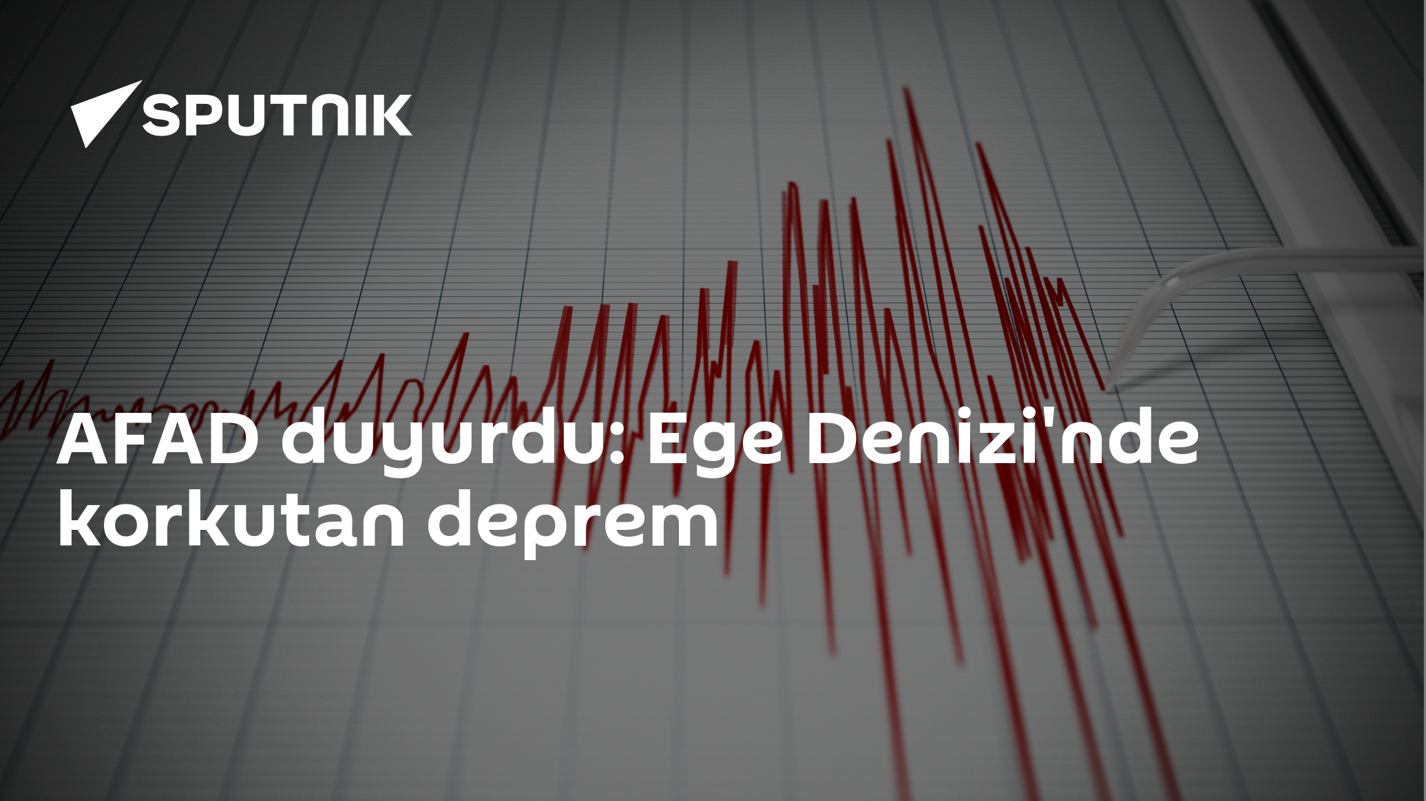 AFAD duyurdu: Ege Denizi'nde korkutan deprem
