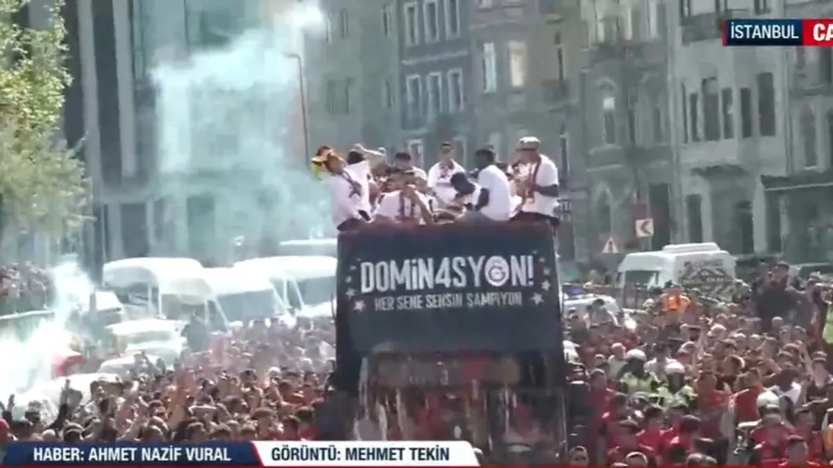 CANLI | Galatasaray’da şampiyonluk gecesi: Rams Park’ta tarihi kutlama
