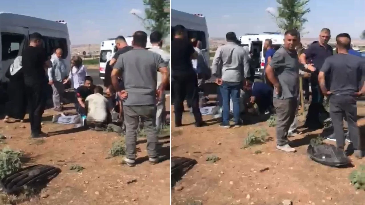 Para nakil aracı yolcu minibüsüne çarptı: 15 kişi yaralandı
