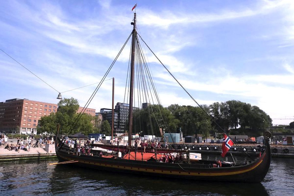 The Odyssey" Filminde Kullanılan Viking Gemisi, Norveç'in Başkenti Oslo'da Ziyarete Açıldı