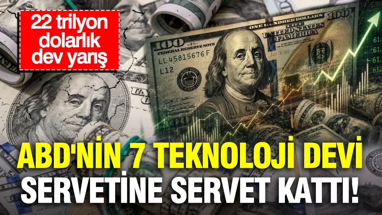 ABD'nin 7 teknoloji devi servetine servet kattı: 22 trilyon dolarlık dev yarış