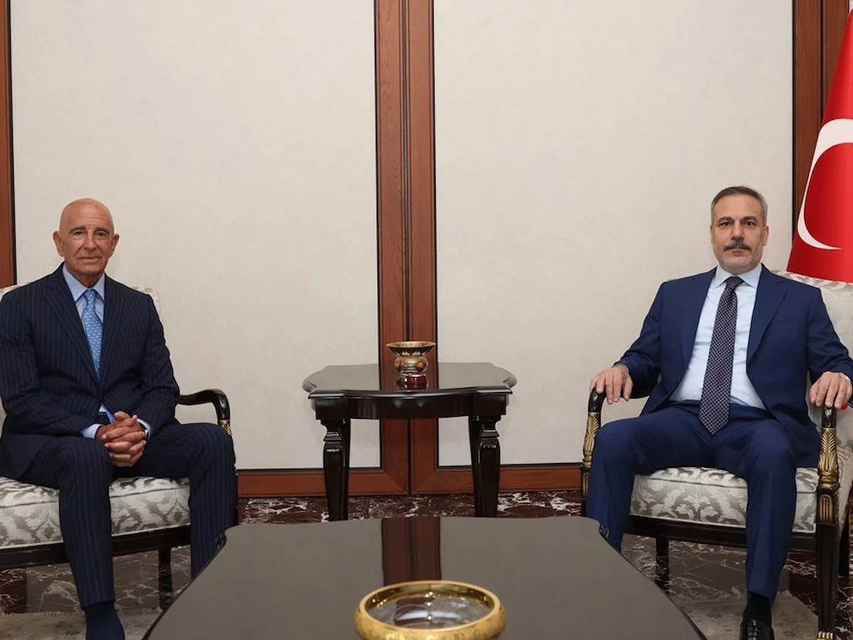 Hakan Fidan, Tom Barrack'ı kabul etti