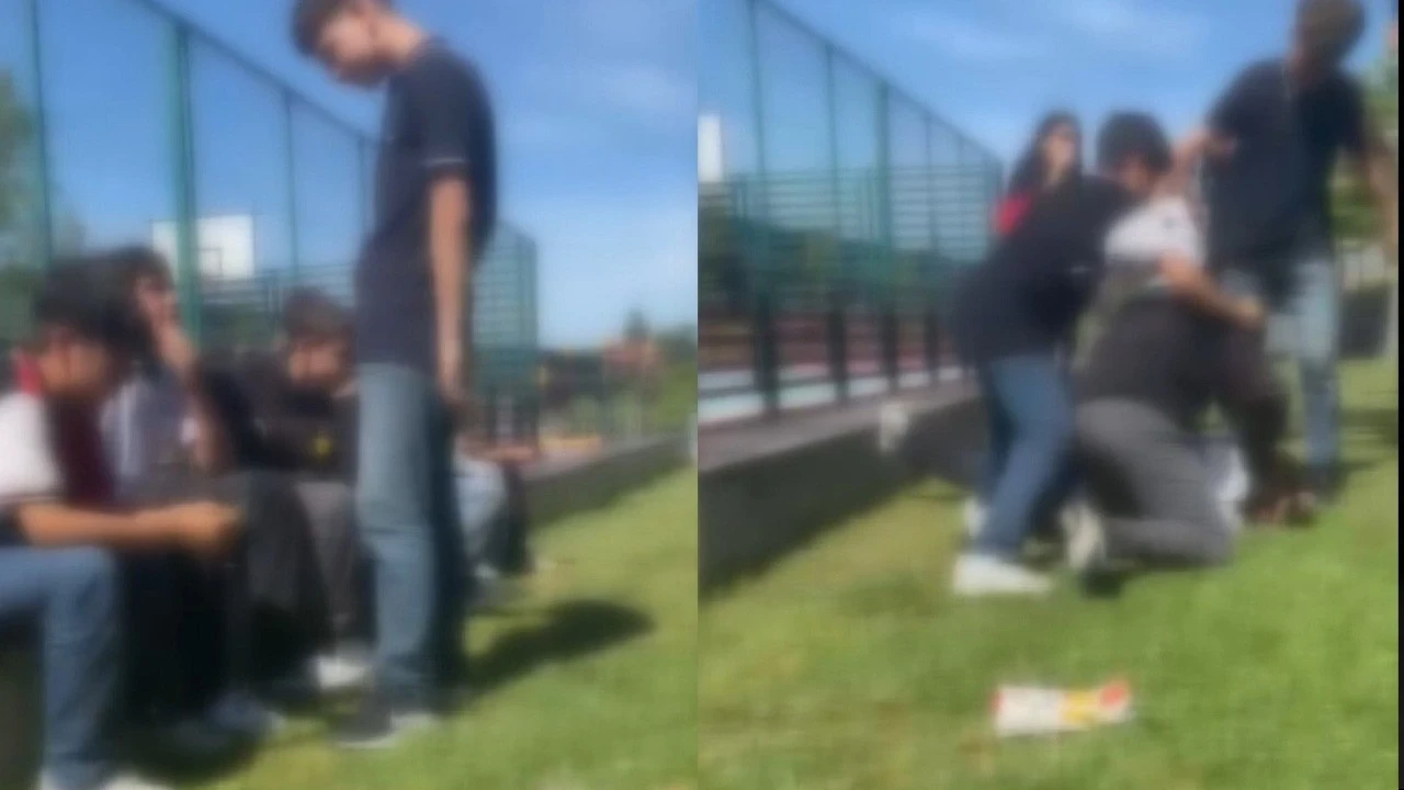 Arnavutköy'de dehşet anları! 5 kişi birden aralarına alıp dövdüler! Bir de kameraya çektiler