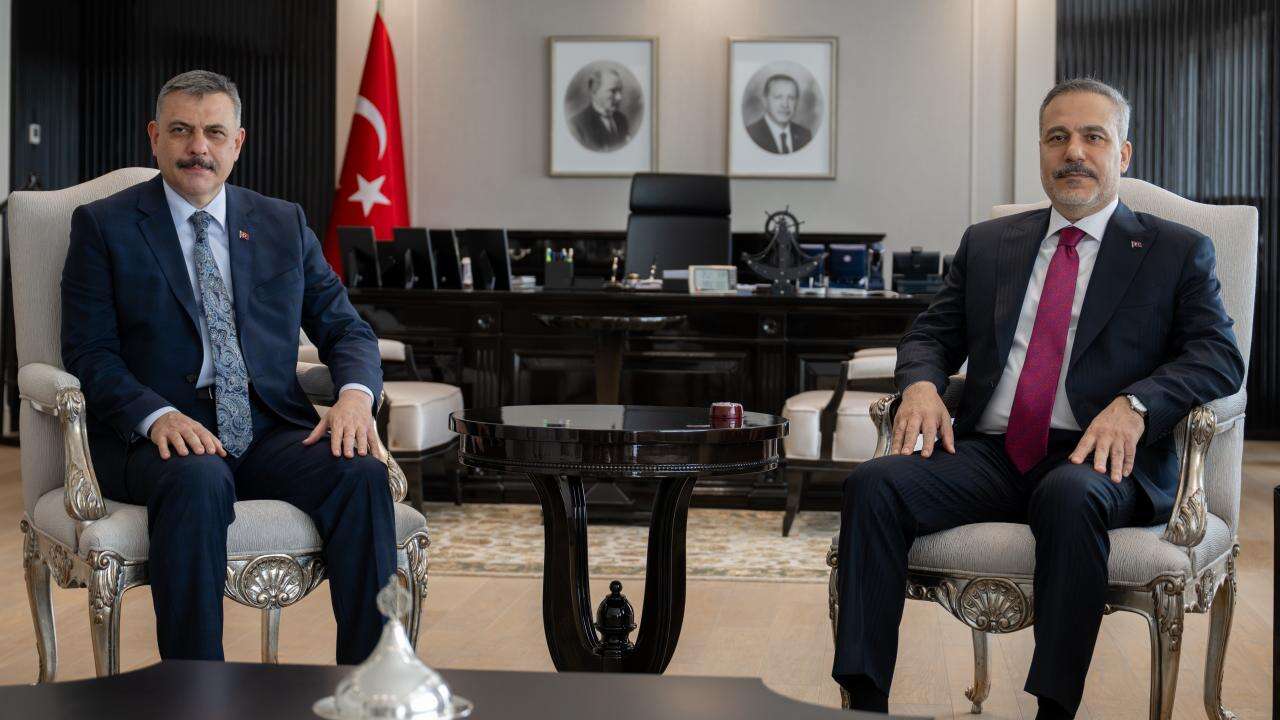 Bakan Fidan, İçişleri Bakanı Çiftçi ile bir araya geldi