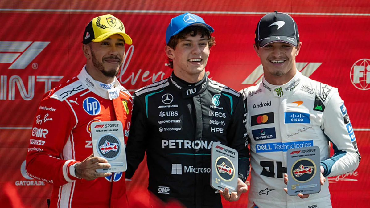 Formula 1 Büyük Britanya Grand Prix'sinde Kimi Antonelli kazandı