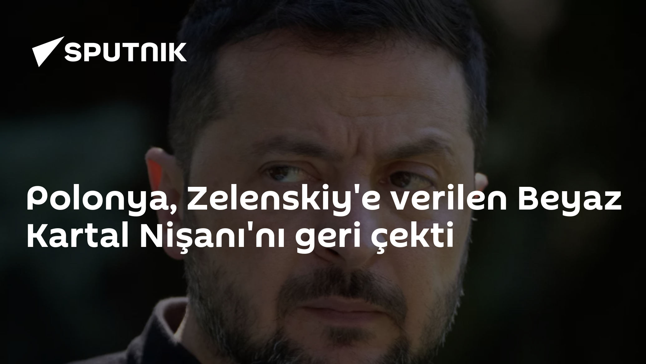 Polonya, Zelenskiy'e verilen Beyaz Kartal Nişanı'nı geri çekti