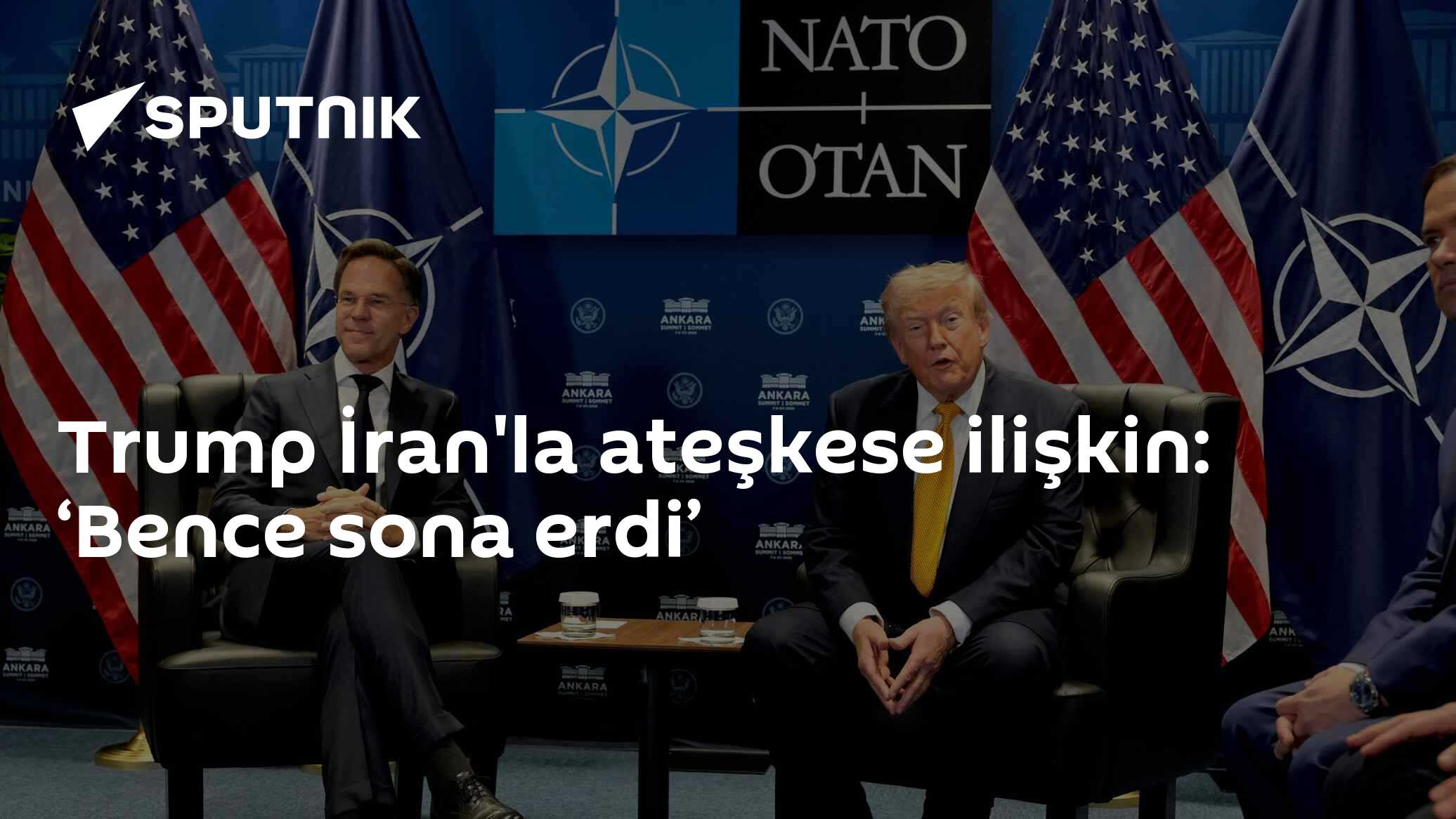 Trump İran'la ateşkese ilişkin: ‘Bence sona erdi’