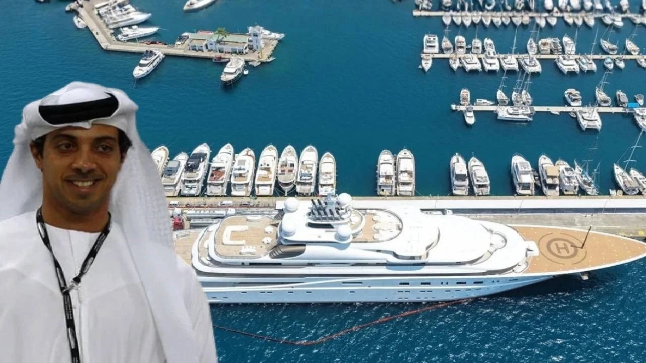 Manchester City'nin sahibi Şeyh Mansur Türkiye'de! Marmaris'te 500 milyon dolarlık şov, görenlerin ağızları açık kaldı