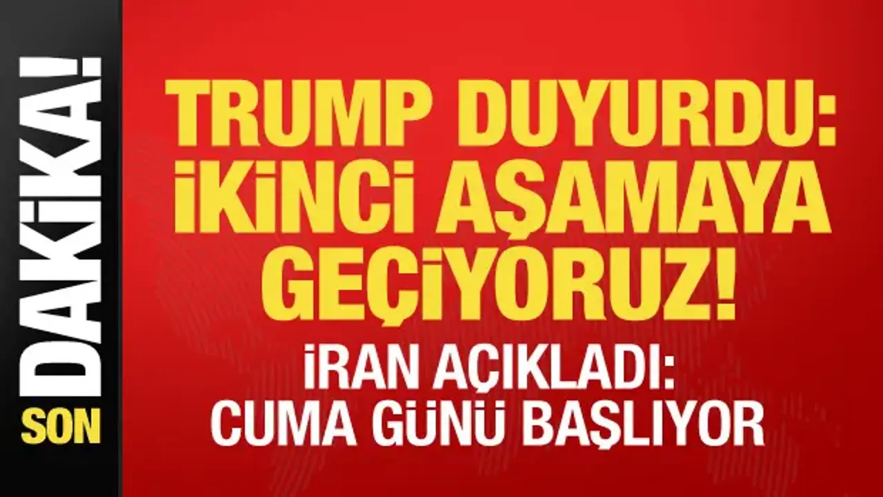 Son dakika... Trump 'ikinci aşamaya geçiyoruz' diyerek duyurdu