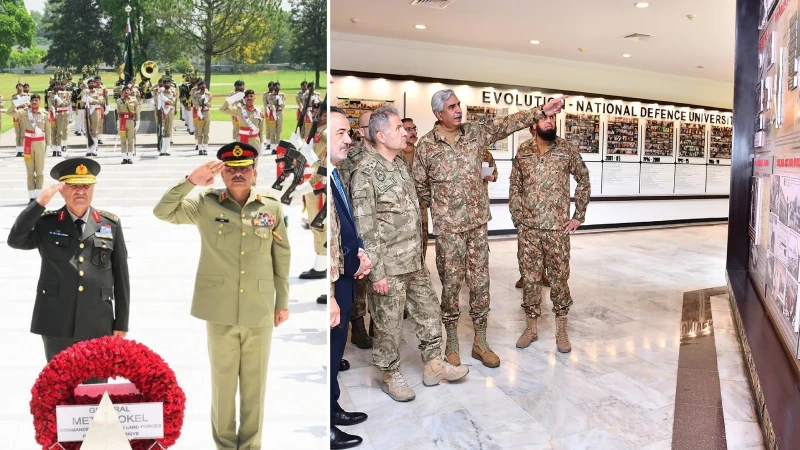 Kara Kuvvetleri Komutanı Orgeneral Tokel resmi ziyaret kapsamında Pakistan'da