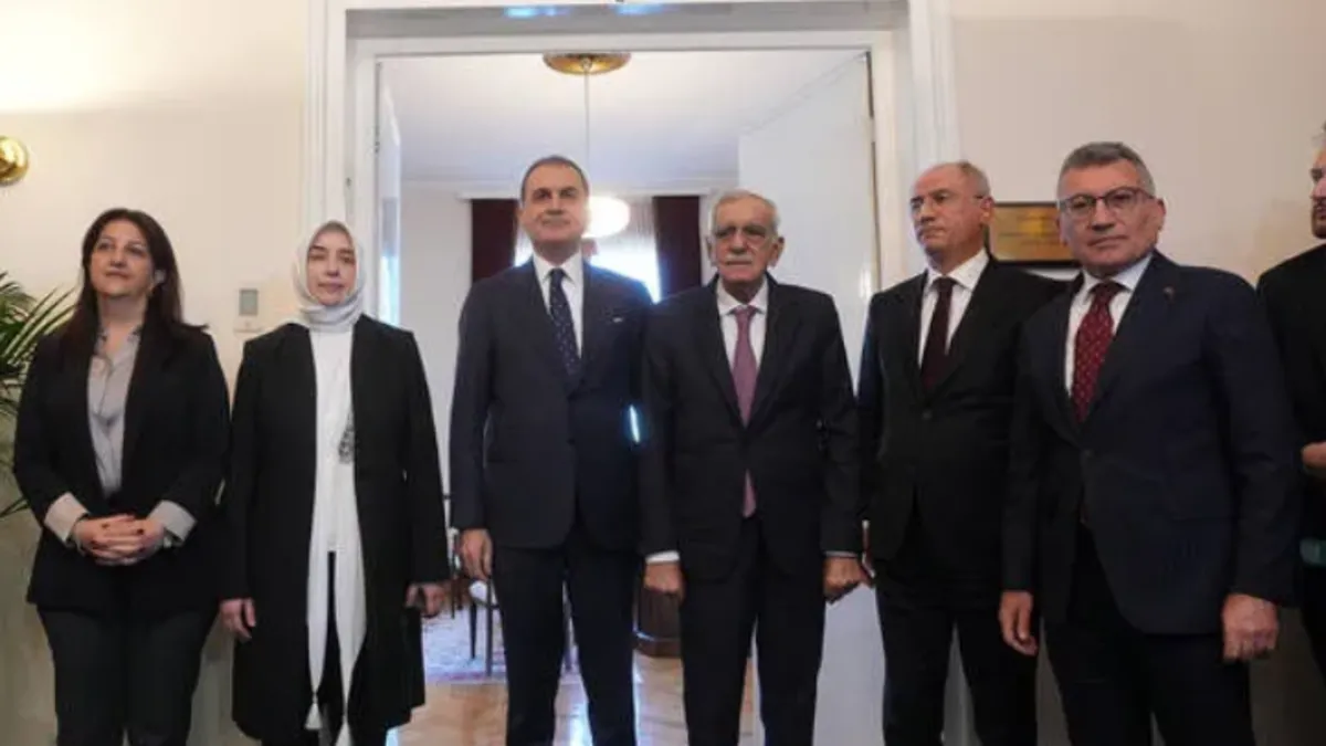 AK Parti ve DEM Parti'den Terörsüz Türkiye görüşmesi