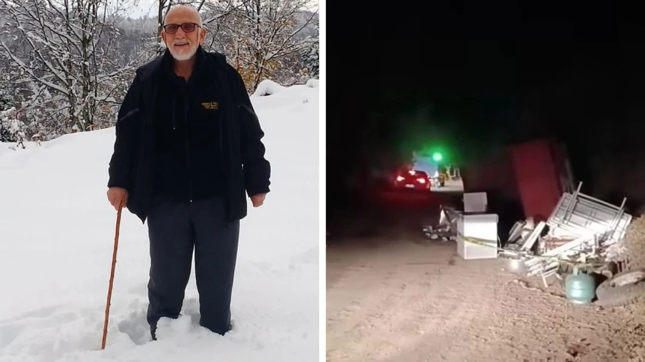 Kamyonet devrildi: 1 kişi hayatını kaybetti, 1 kişi yaralandı