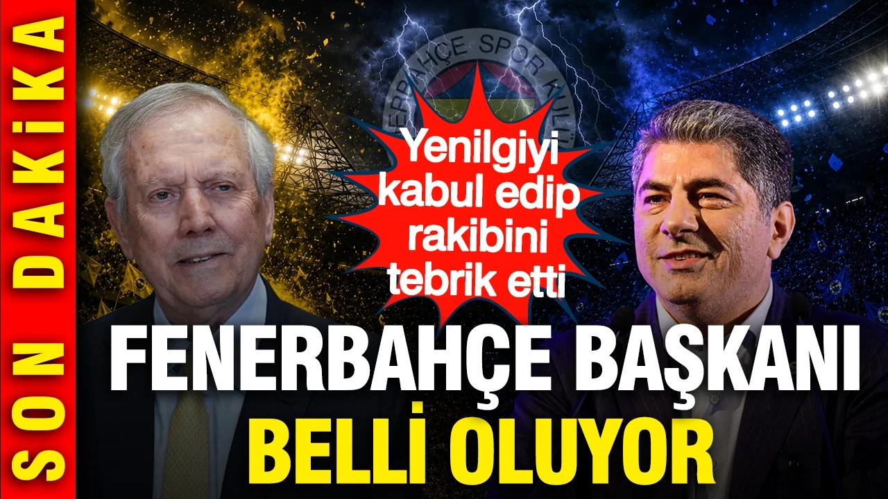 Fenerbahçe'nin yeni başkanı belli oluyor: Rakibini tebrik edip stattan ayrıldı