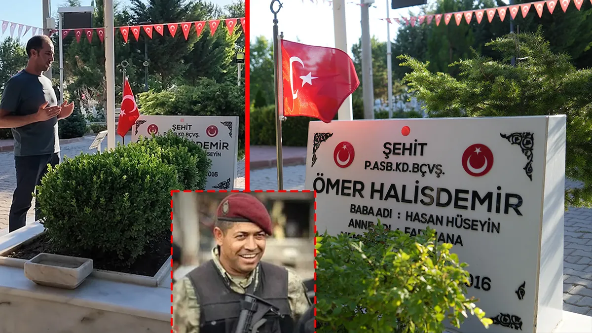 Türkiye’nin dört bir yanından geldiler! 15 Temmuz şehidi Ömer Halisdemir’in kabrine anlamlı ziyaret: Gurur duyuyoruz