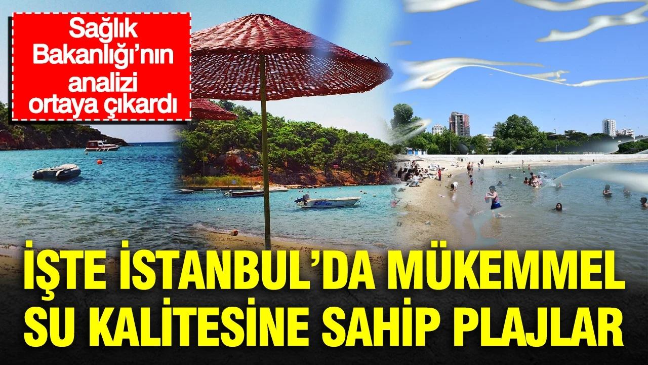 Sağlık Bakanlığı’nın analizi ortaya çıkardı: İşte İstanbul’da mükemmel su kalitesine sahip plajlar