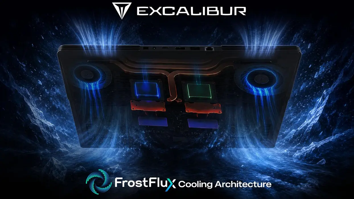 Oyun laptopu karşılaştırırken soğutma sistemi nasıl değerlendirilir? Excalibur FrostFlux Cooling Architecture nedir?
