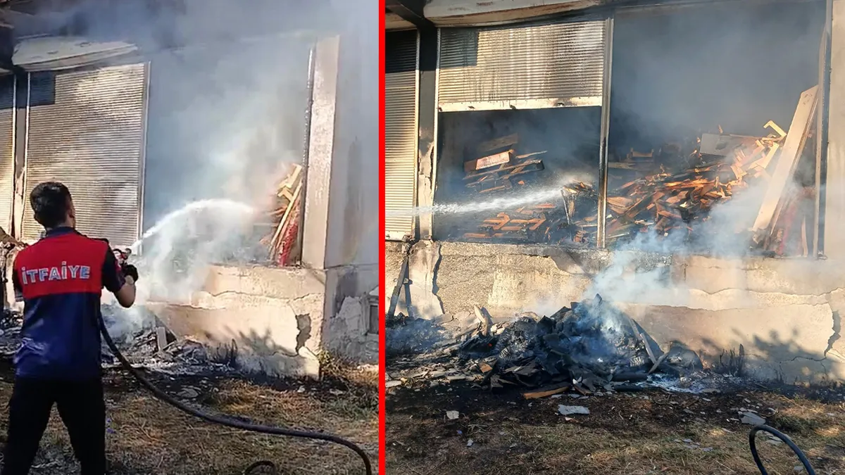 Zonguldak’ta korkutan yangın! Evin deposunu alevler sardı