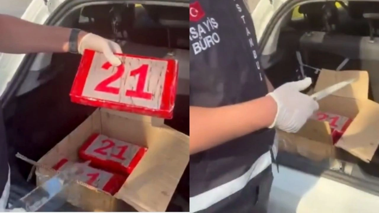 İstanbul'da kritik kokain operasyonu: Polis 21 numaralı kokain paketlerinin sahibinin peşinde