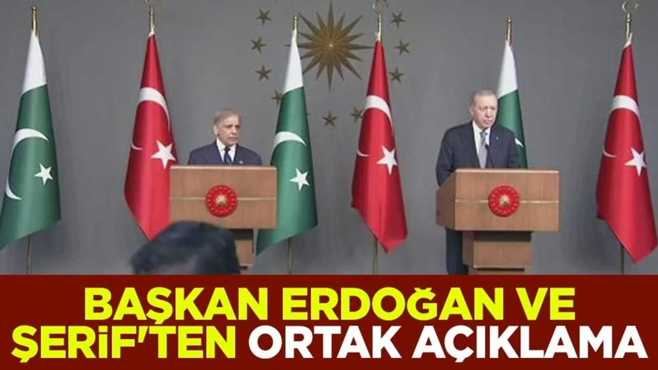 Başkan Erdoğan ve Şerif'ten ortak açıklama