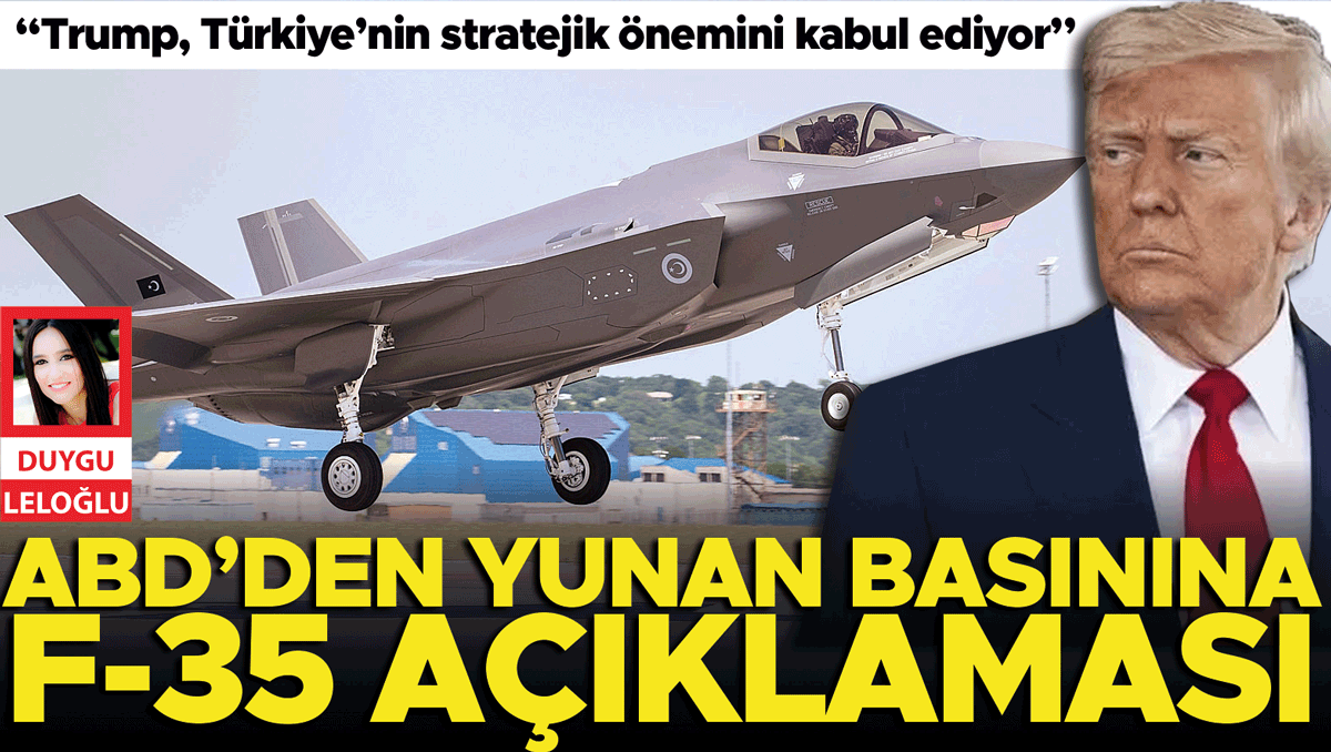 ABD’den Yunan basınına F-35 açıklaması