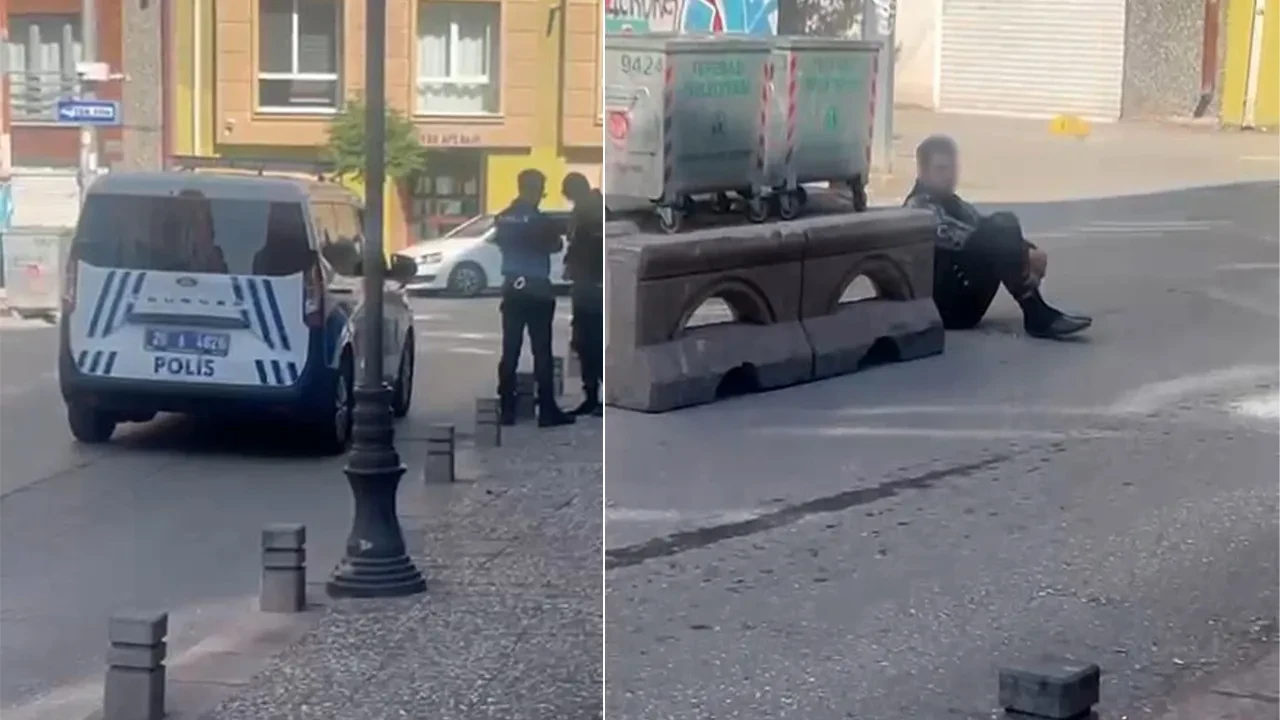 Eskişehir'de sokak ortasında gizemli olay: Dakikalarca hareketsiz bekledi, görenler polise koştu!