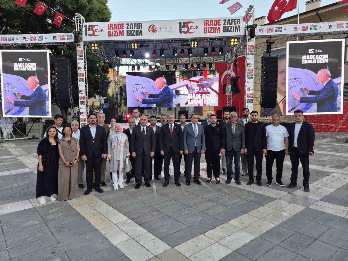 Eskişehir Valisi Yılmaz: "Yarın saat, akşam bu meydan inşallah dolup taşacak"