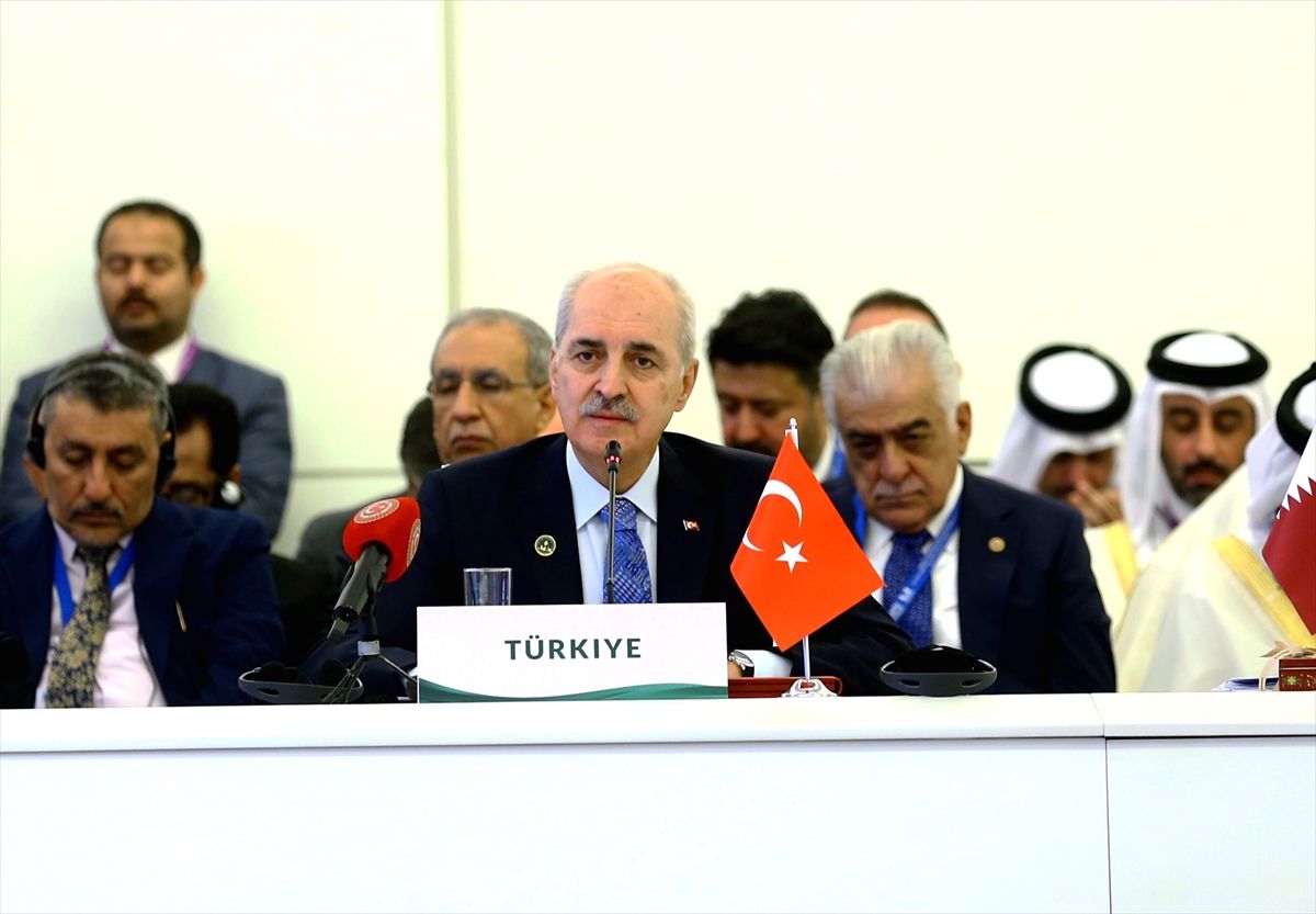 TBMM Başkanı Kurtulmuş, Azerbaycan'da gazetecilere açıklamalarda bulundu Açıklaması