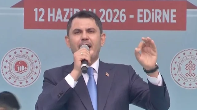 Bakan Murat Kurum Edirne'de tarihi Selimiye açılışında konuştu: 'Bu kutlu eseri ihya etmek bizim için büyük bir onur'