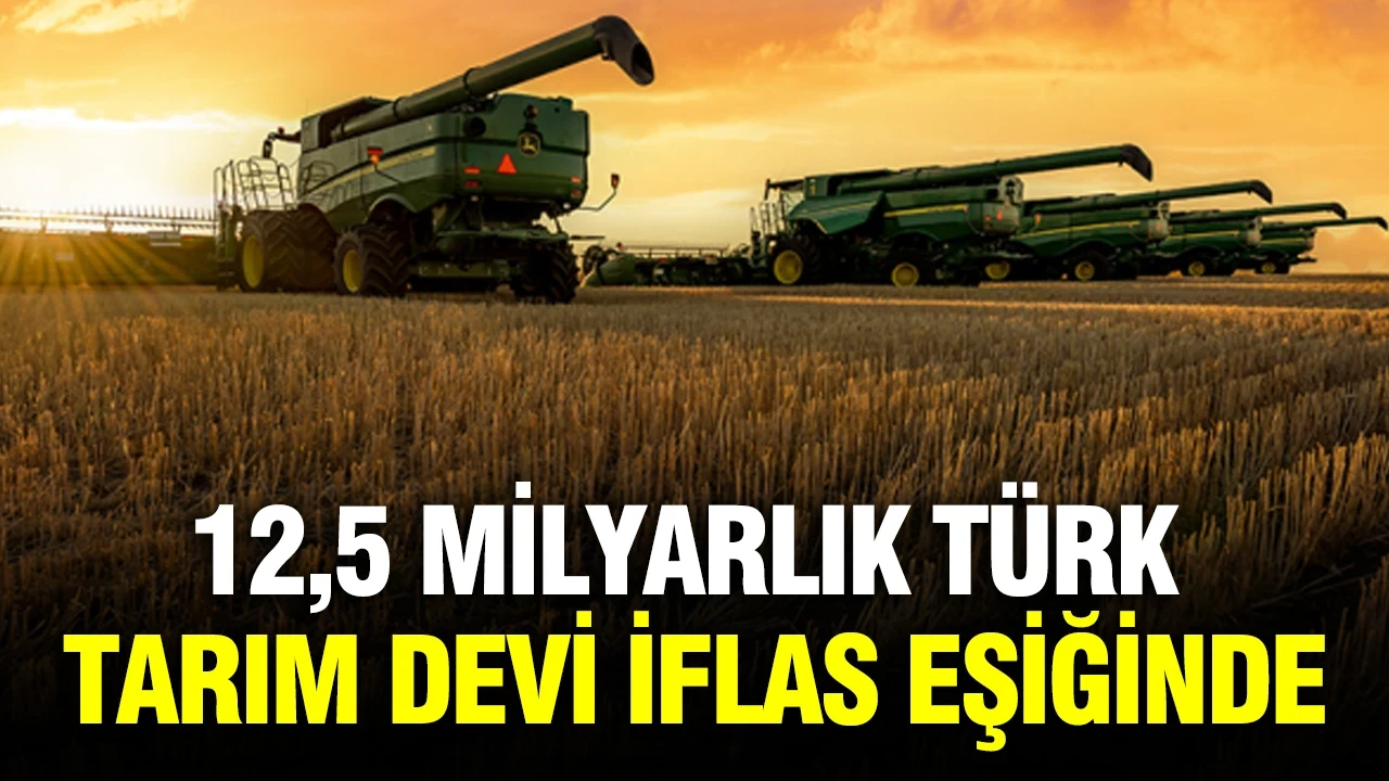12,5 milyarlık Türk tarım devi iflas eşiğinde