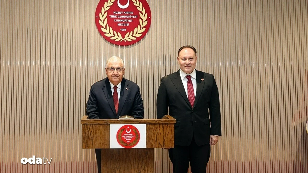Bakan Güler, KKTC Meclis Başkanı Öztürkler ile görüştü