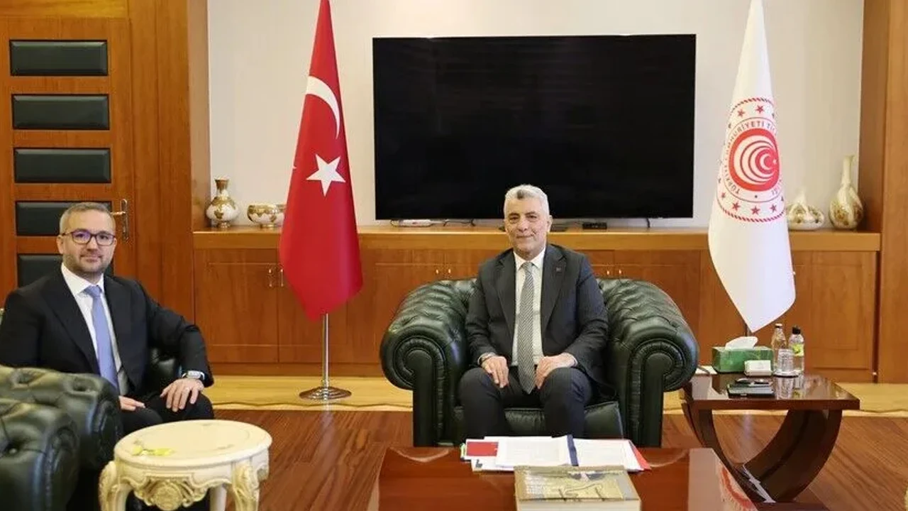 Ömer Bolat makamında Fatih Karahan ile görüştü