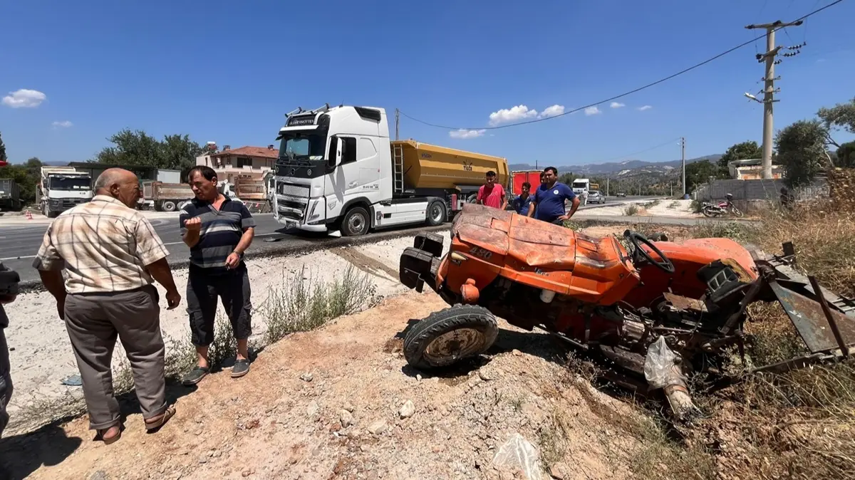 Muğla'da tır ile traktör çarpıştı: 2 kişi hayatını kaybetti