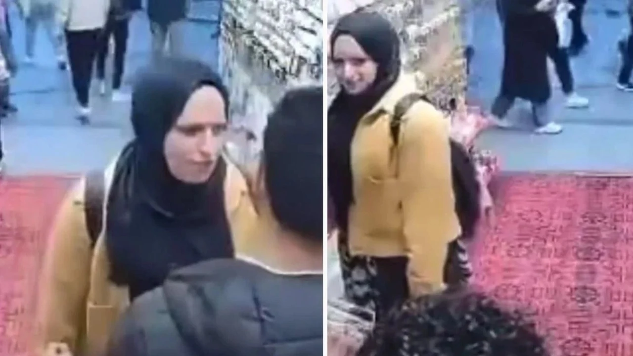 İstanbul'da erkek esnafı taciz eden kadının yeni görüntüleri ortaya çıktı