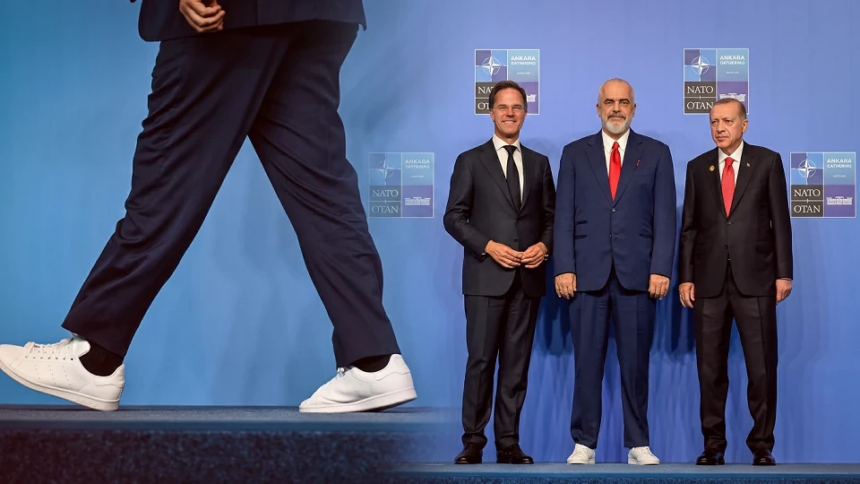 Ankara'daki NATO Zirvesine Damga Vuran Kıyafet: Edi Rama'dan Spor Ayakkabı Tercihi | GÜNDEM HABERLERİ