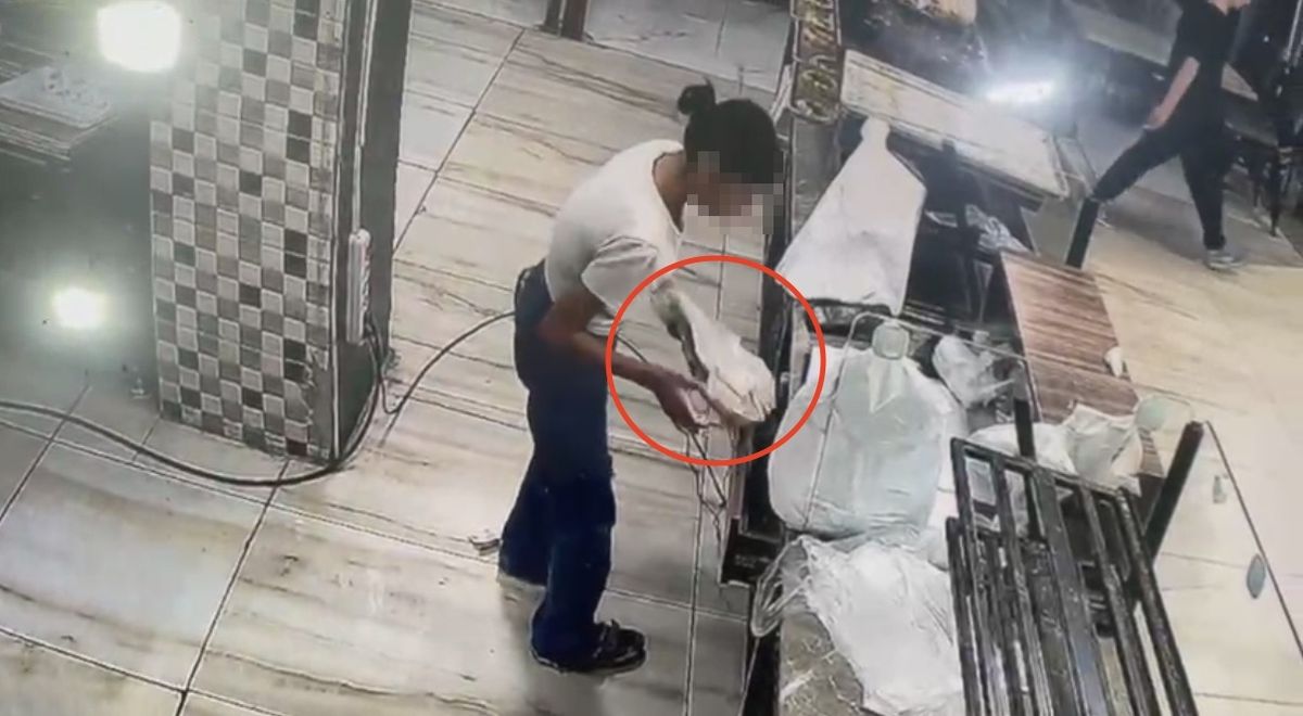 Fırının kasasından 10 bin lira çaldılar; o anlar kamerada