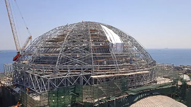 Ayasofya'nın ana kubbe restorasyonunda yeni dönem!