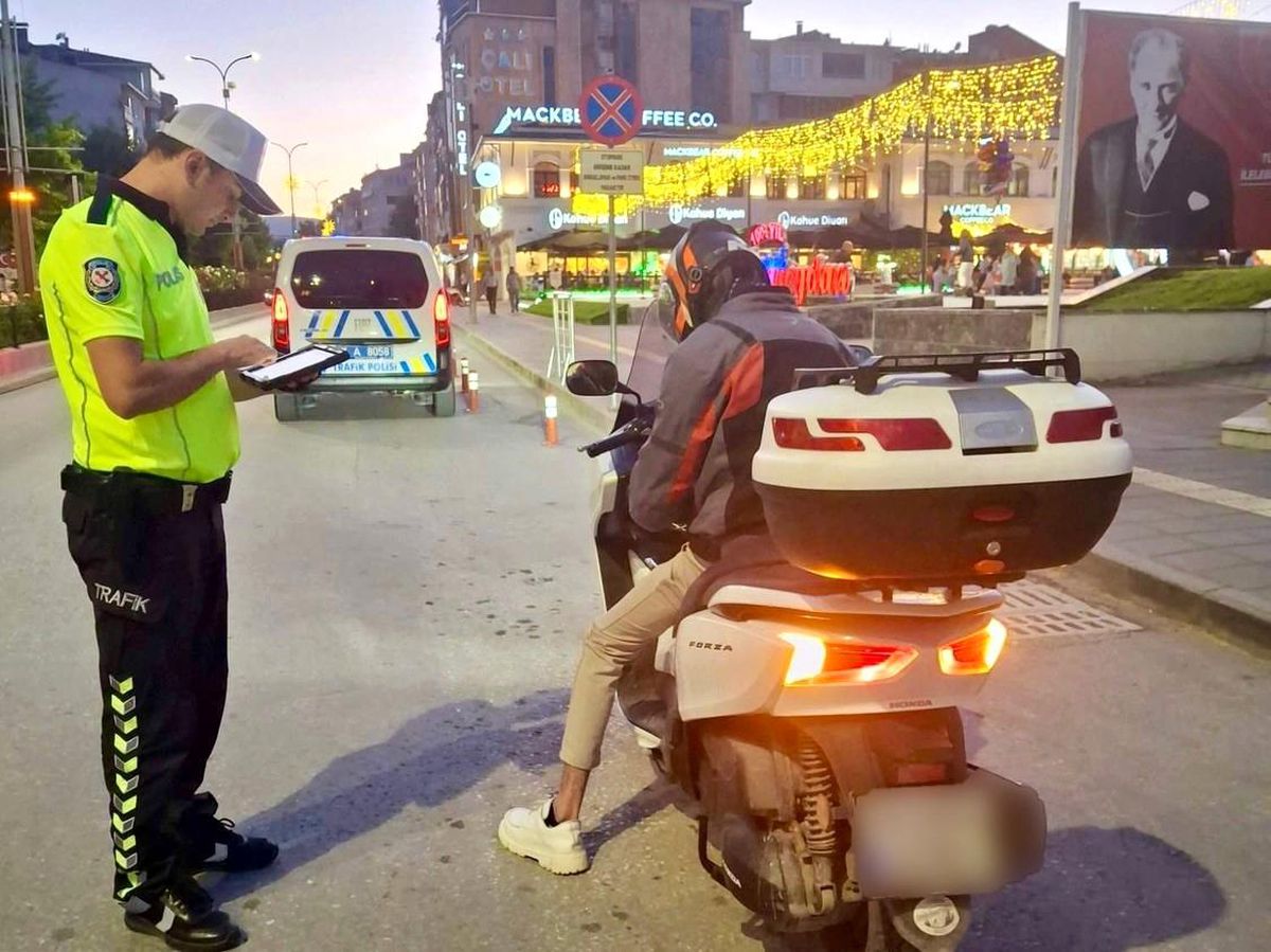 Bilecik'te 280 motosiklet sürücüsü denetlendi