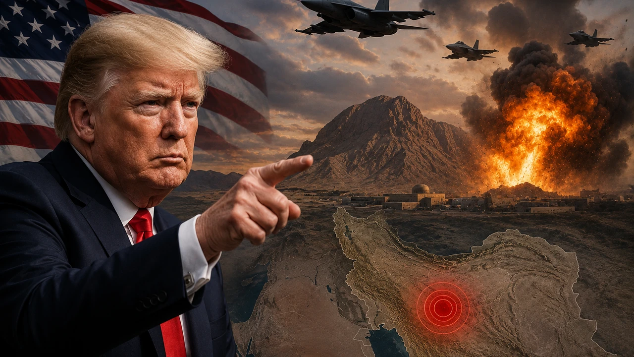 Trump: İran'daki Kazma Dağı'nı hedef alacağız