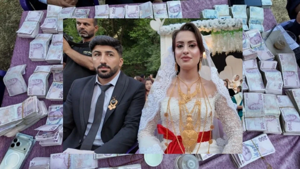 Şırnak'ta bir düğünde 6 milyon liralık takı takıldı!