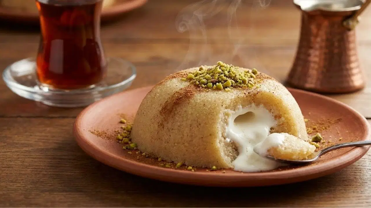Çayın yanına en hızlı çözüm: Tam ölçülü irmik helvası tarifi...