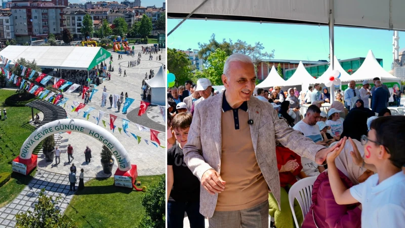 Ümraniye'de çevre şenliğine yoğun ilgi