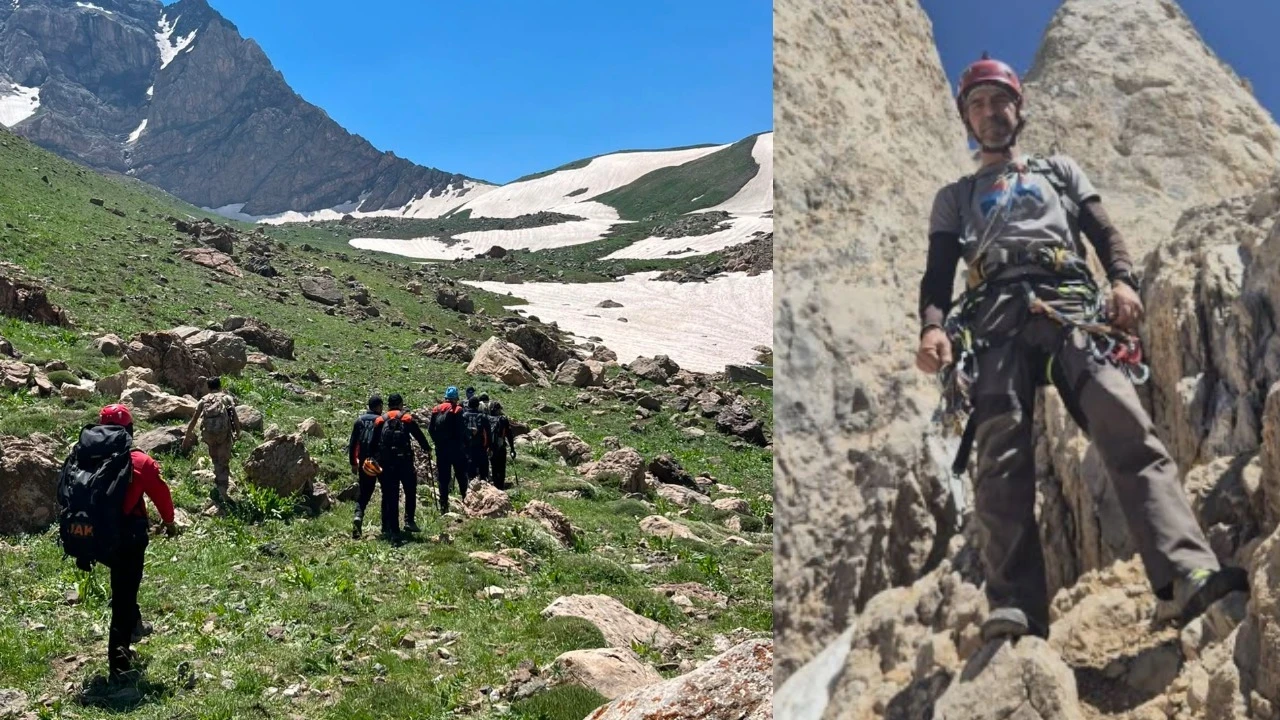 Cilo Dağları'nda kayıp dağcının eşyalarına ulaşıldı